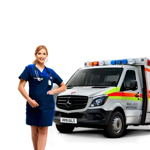 Nurse With Ambulance Png 47 PNG image