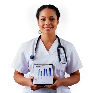 Nurse With Medical Chart Png Ift PNG image