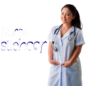 Nurse With Stethoscope Png 05242024 PNG image