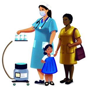 Nurse With Vaccine Png 05242024 PNG image