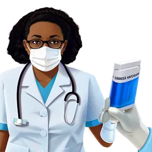 Nurse With Vaccine Png Tyg45 PNG image