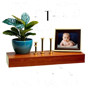 Nursery Floating Shelves PNG Nwt92 PNG