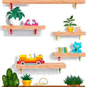 Nursery Floating Shelves PNG Rqb91 PNG