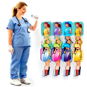 Nursing Aspiration Cartoon PNG 06292024