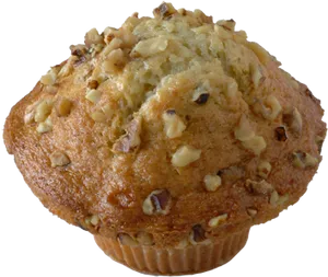 Nut Topped Muffin PNG image