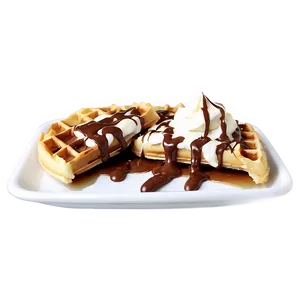 Nutella Smothered Waffle PNG Biq