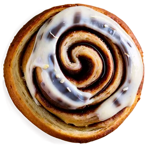 Nutella Stuffed Cinnamon Roll PNG 60 PNG