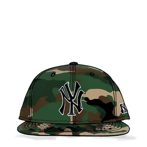 Ny Hat With Camouflage PNG Ets84