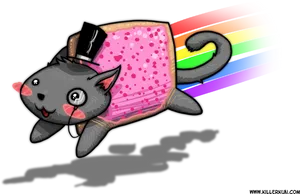 Nyan Cat Original Illustration PNG image