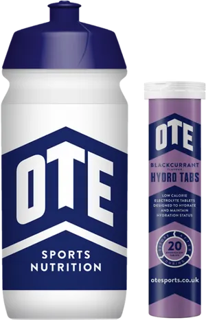 O T E Sports Nutrition Blackcurrant Hydro Tabs PNG image