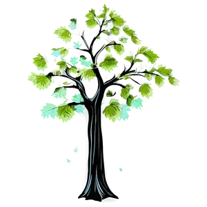 Oak Tree Elevation Art Png Ngk PNG image