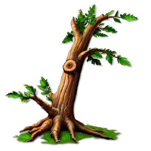 Oak Tree Log Png 05252024 PNG image