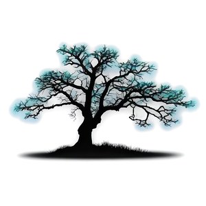 Oak Tree Moonlight PNG 5 PNG