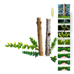 Oak Tree Trunk PNG Nde83