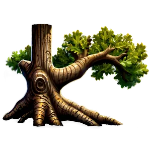 Oak Tree Trunk PNG Syn