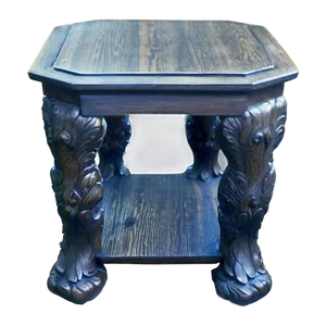 Oak Wood End Table PNG 95