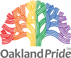 Oakland Pride Colorful Hands Tree Logo PNG image