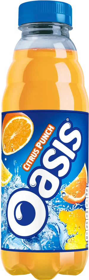 Oasis Citrus Punch Bottle PNG image