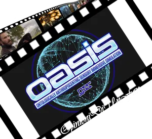 Oasis Logo Film Strip Graphic PNG image