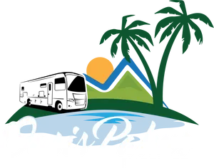 Oasis Palms R V Resort Logo PNG image
