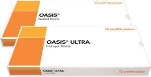 Oasis Wound Matrix Product Packaging PNG image
