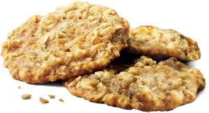 Oatmeal Cookies Transparent Background PNG image