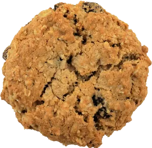 Oatmeal Raisin Cookie Top View.png PNG image