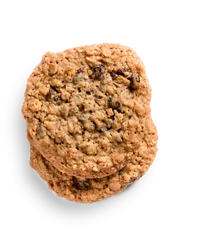 Oatmeal_ Raisin_ Cookies_ Stacked PNG