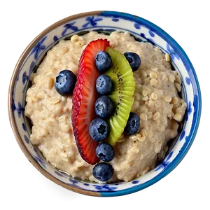 Oatmeal With Fruits PNG 36