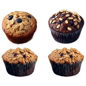 Oats Muffins PNG 06282024