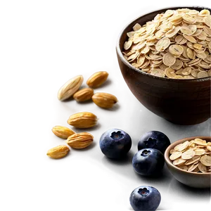 Oats With Blueberries PNG Jwf