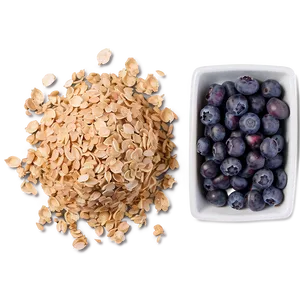 Oats With Blueberries PNG Tmf80