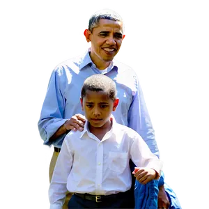 Obama And Kids Png 05242024 PNG image