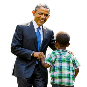 Obama And Kids Png Mce3 PNG image
