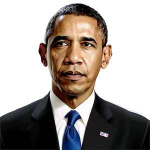 Obama Portrait Png 05242024 PNG image
