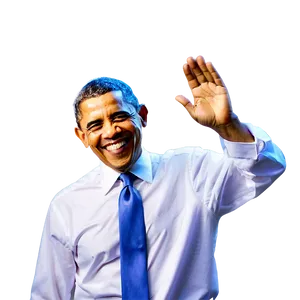 Obama Wave Png 05242024 PNG image