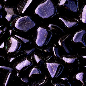 Obsidian Chips Gravel PNG 06272024