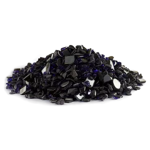 Obsidian Chips Gravel PNG 06272024
