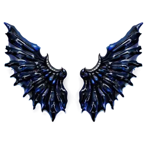 Obsidian Demon Wings PNG 14