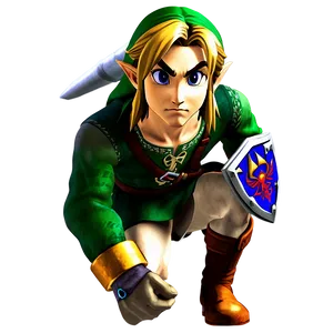 Ocarina Of Time Link PNG 05212024