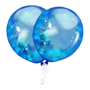 Ocean Blue Balloons PNG 06122024 PNG