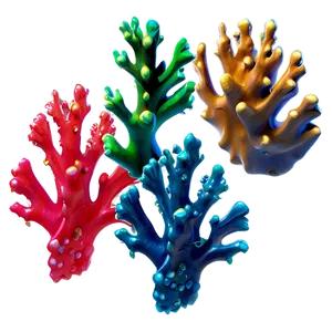 Ocean Colorful Coral Png 05212024 PNG image