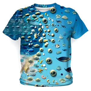 Ocean Inspired T-shirt PNG Dfv PNG