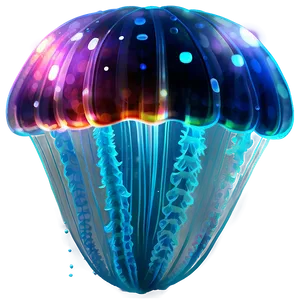 Ocean Jellyfish Glow Png 05212024 PNG image