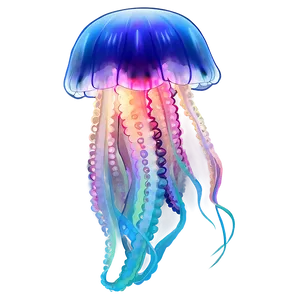 Ocean Jellyfish Glow Png Fsw76 PNG image