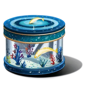 Ocean Music Box PNG 06282024