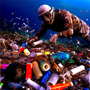Ocean Plastic Pollution Png Yud PNG image