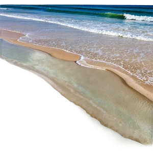 Ocean Sandy Shoreline Png 05212024 PNG image