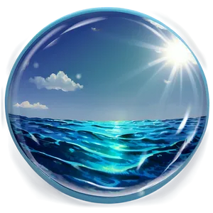 Ocean Sun Reflection Png Rxv PNG image