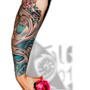 Ocean Tattoo Sleeve Png 16 PNG image